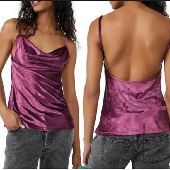 Free People Tops - NWT Free People All Night velvet top